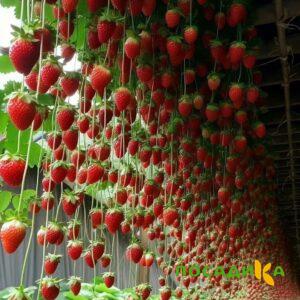 Клубника ампельная Анастасия купить по цене от 370р. в интернет-магазине «Посадика» с доставкой почтой в в Сочие и по всей России – [изображение №1].
